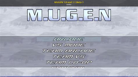mugen 1.0 download|MUGEN 1.0 and 1.1 Beta 1 [M.U.G.E.N] [Mods].
